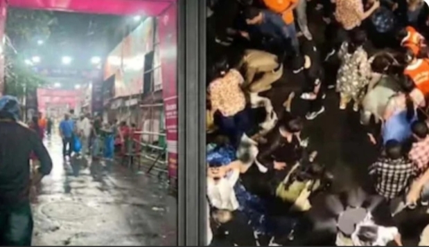 কলকাতার পূজামণ্ডপে পদদলিত হয়ে নিহত অন্তত ১৮